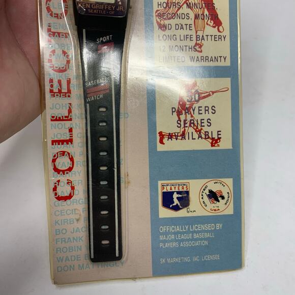 NEW Vintage 1990 Ken Griffey Jr Collector Series Digital Watch - Picture 4 of 5